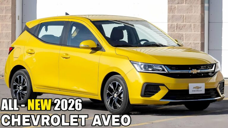 2026 Chevrolet Aveo Hatchback Specs