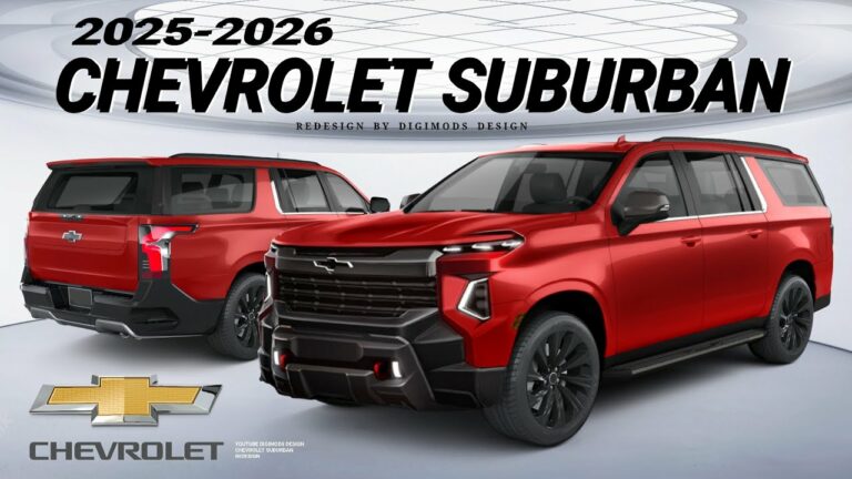 2026 Chevrolet Suburban Redesign